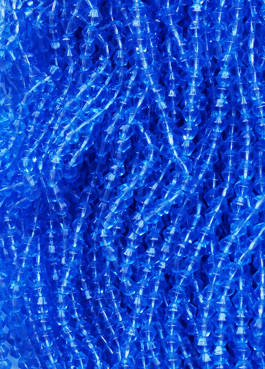 8035 - Blaues Glas Band 4mm