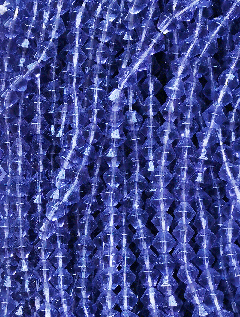 8038 - Blue Glass strand 6mm
