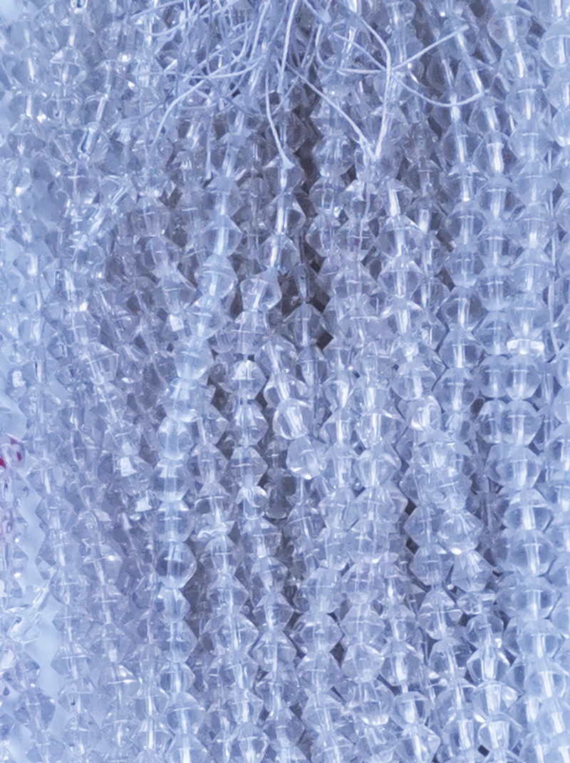 8051 - Blue Glass String 5mm