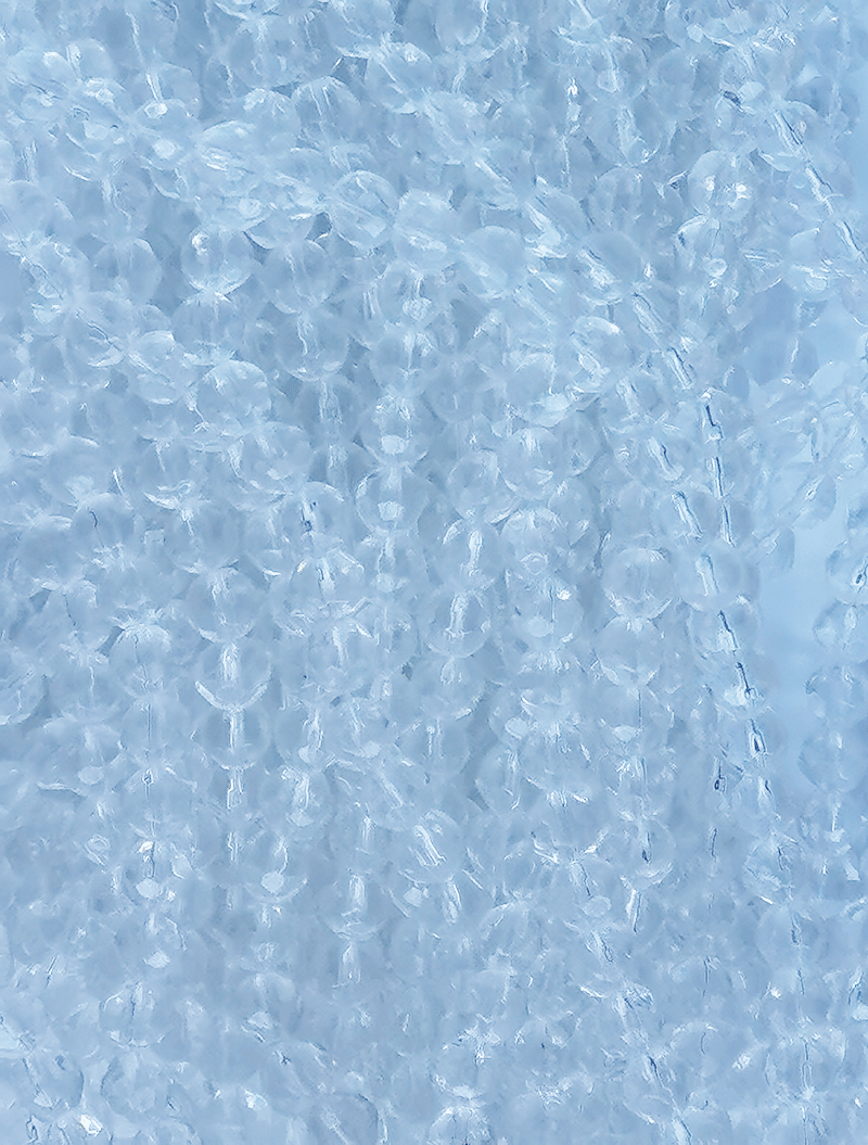 8052 - Blue Glass String 6mm