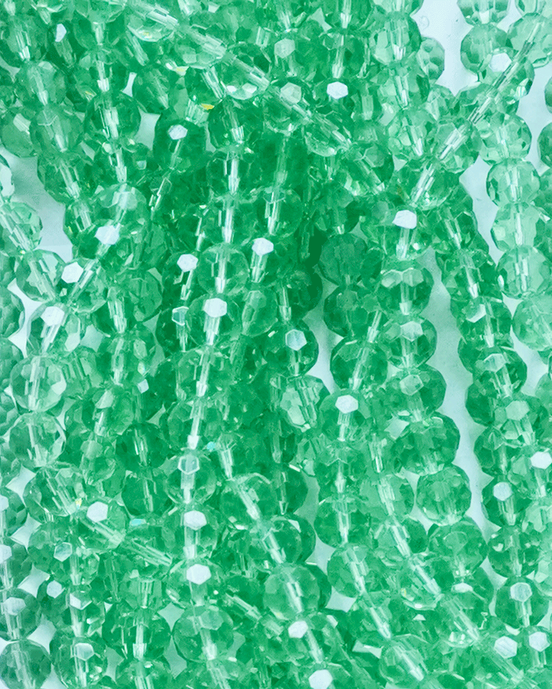 8080 - Grüne Glasschnur 8mm