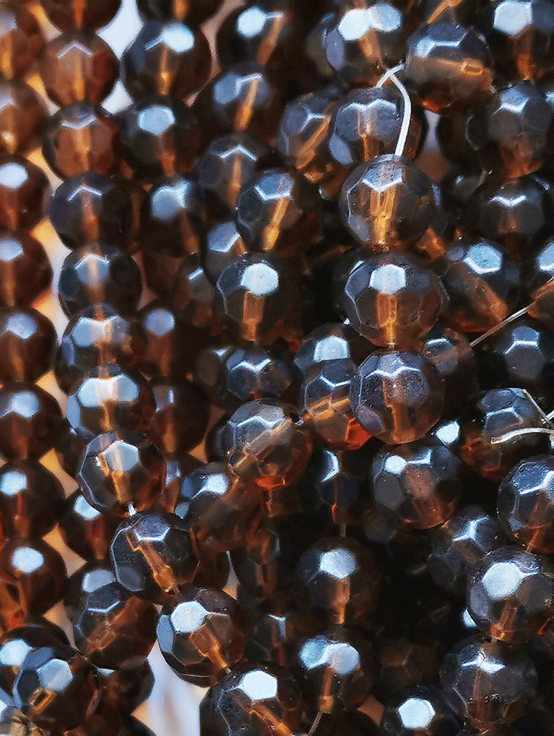 8115 - Brown Glass Strand 8mm