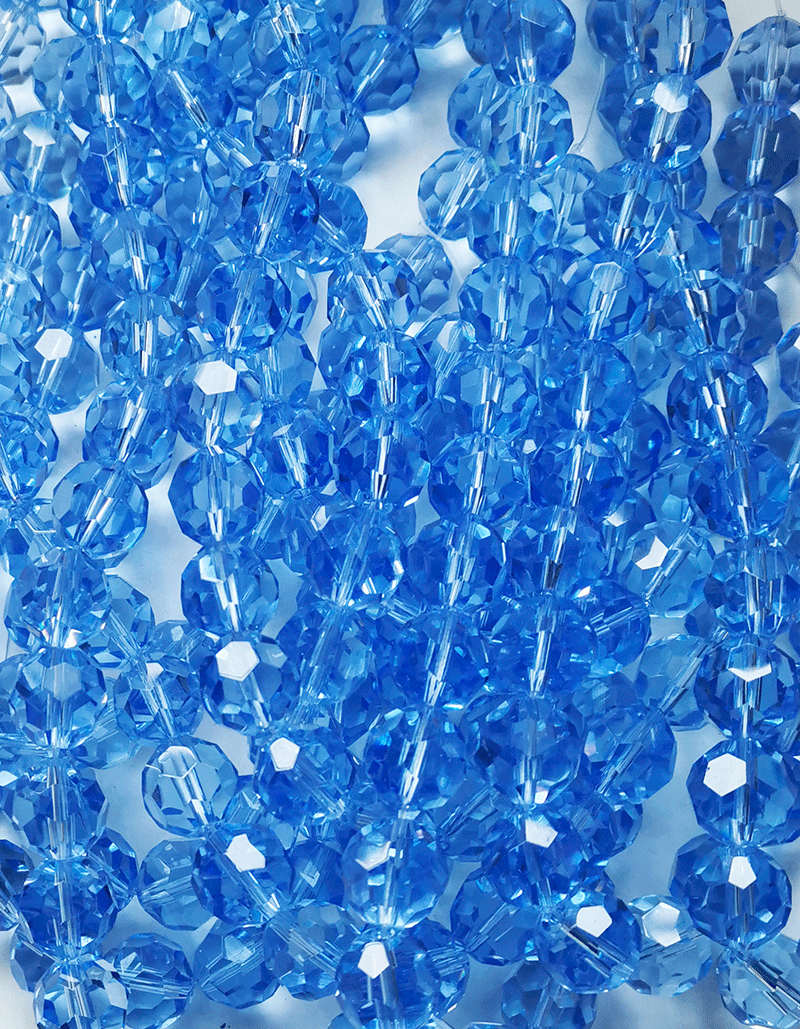 8140 - Blaues Glasband 13mm