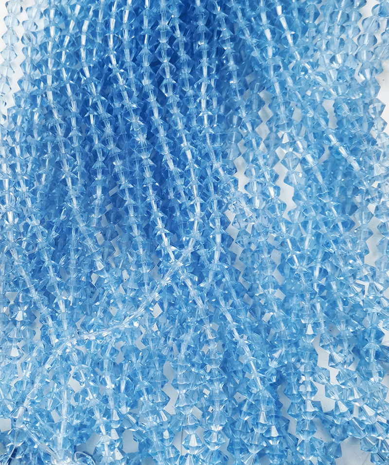 8145 - Blue Glass strand 6mm