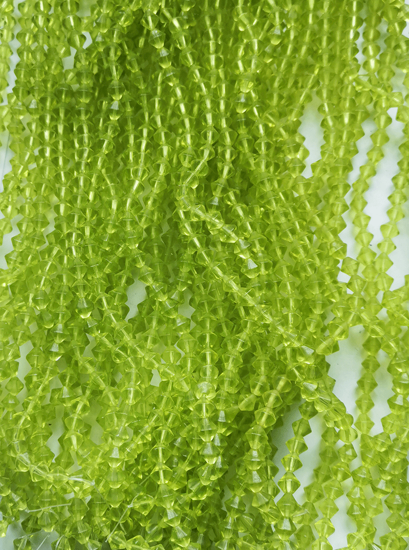 8156 - Grøn Glas streng 6mm
