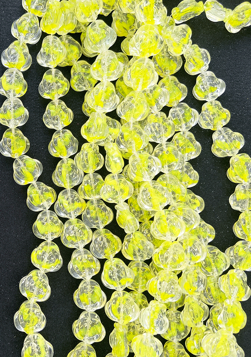 8167 - Gul Glas streng 14mm