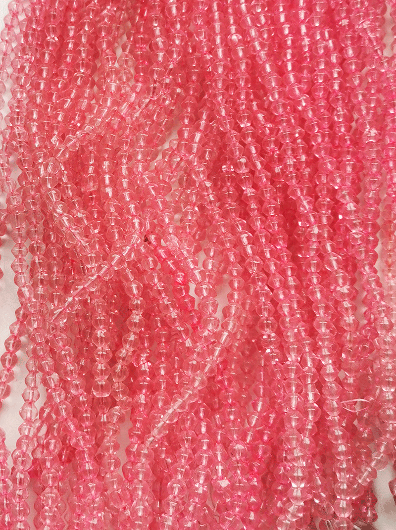 8169 - Rosa Glasstrang 5mm