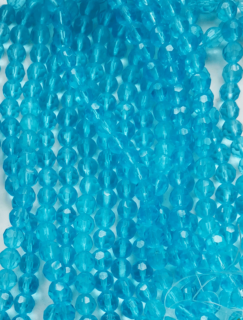 8180 - Blue Glass Strand 8mm