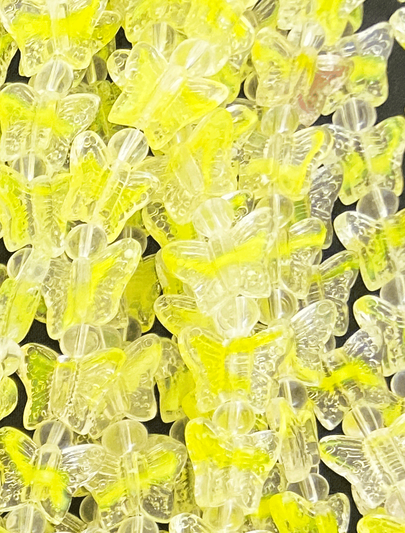 8205 - Gul Glas streng 12x15mm