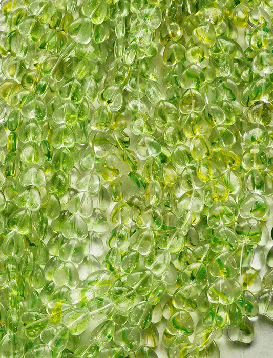 8211 - Green Glass string 12x12mm