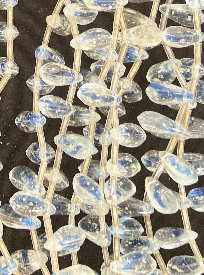 8224 - Glass string 13x7mm
