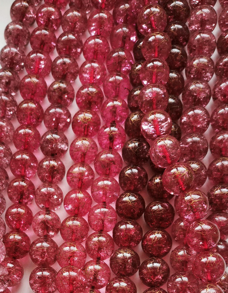 8248 - Rote Glasschnur 16mm