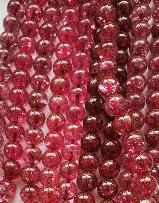 8248 - Red Glass strand 16mm