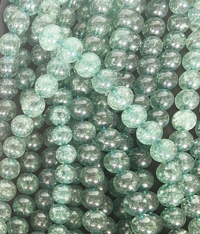 8252 - Grøn Glas streng 12mm