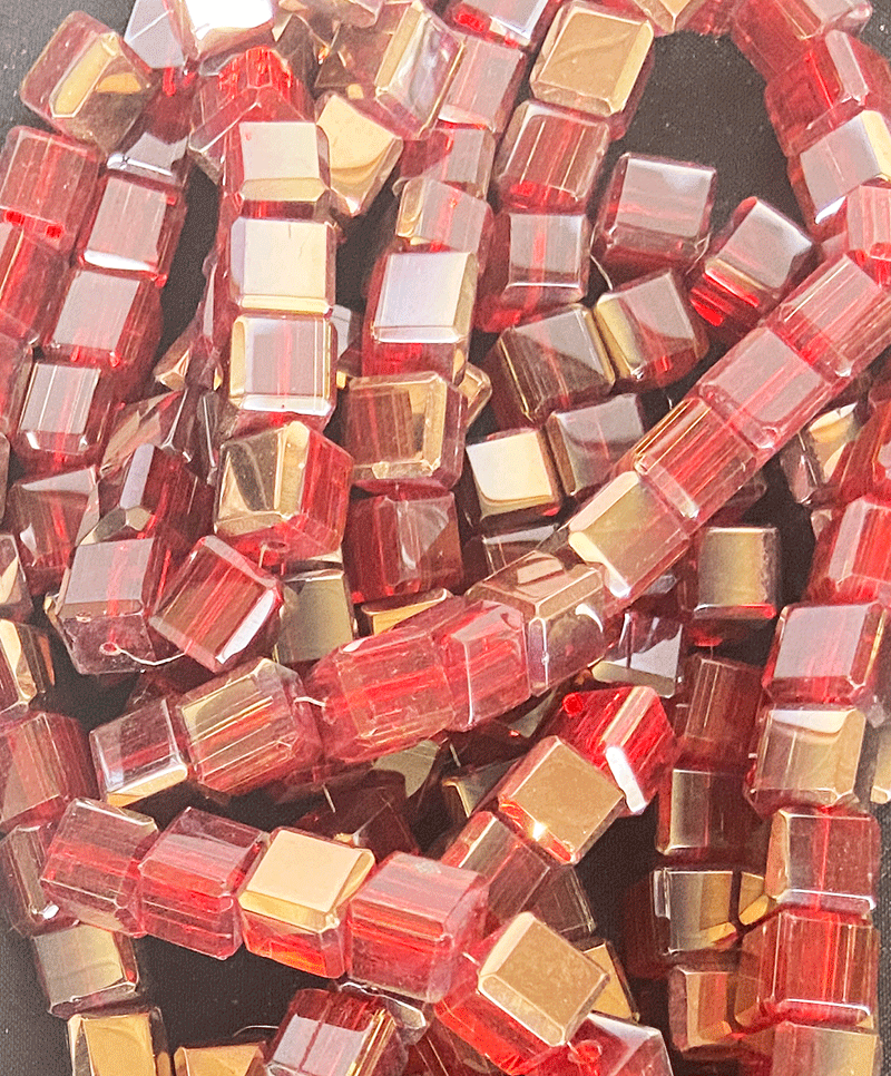 8270 - Roter Glasstrang 10mm