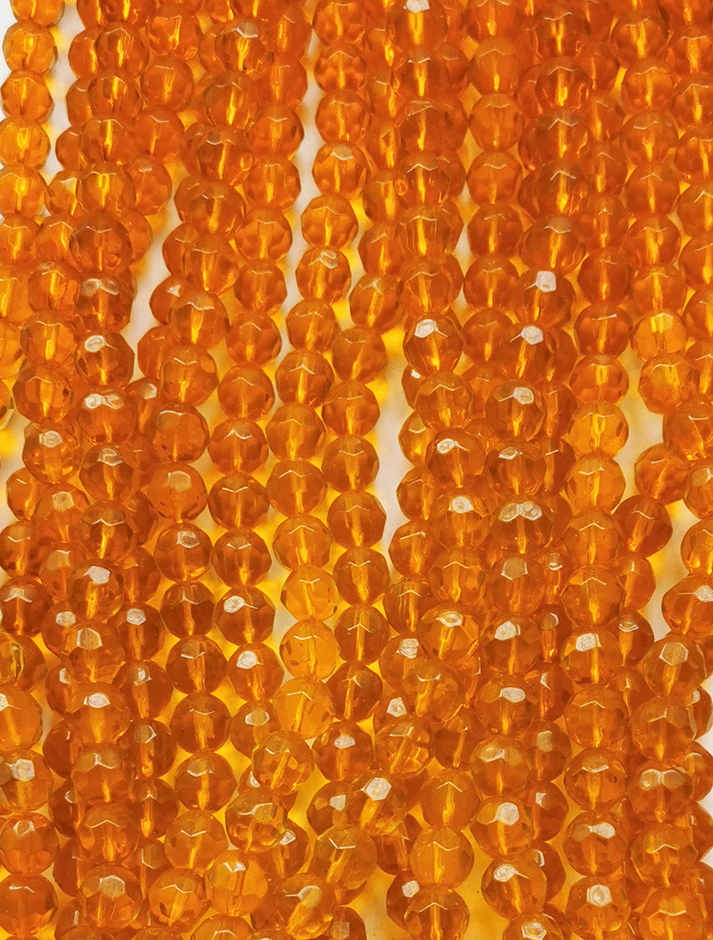 8276 - Orange Glass String 10mm