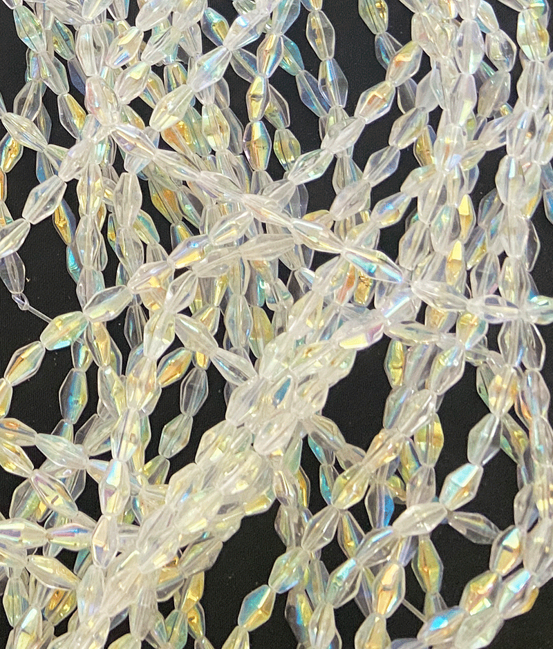 8280 - Glass string 8x4mm