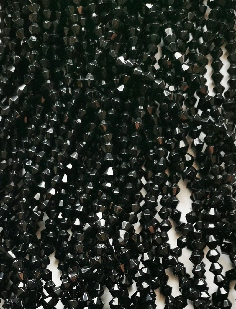 8291 - Black Glass String 6mm