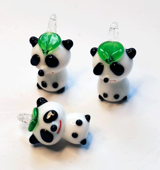 20014 -  Glas Panda 15x27mm
